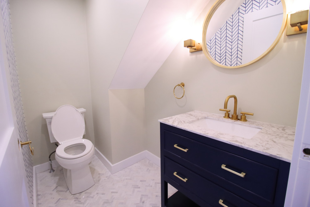 Inspiration for a modern home design remodel in Boston