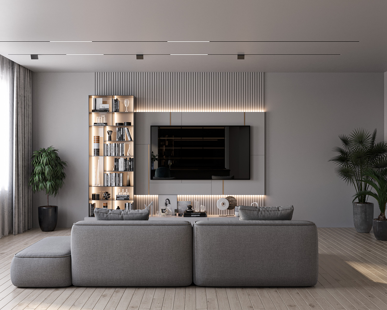 Дизайн-проект кухни-гостинной