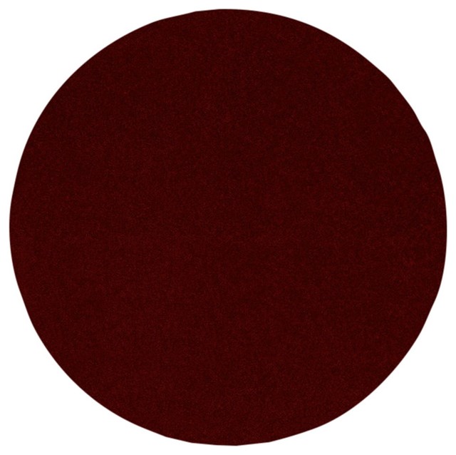 American Bright Solid Color Burgundy 2'x3', Area Rug Contemporary