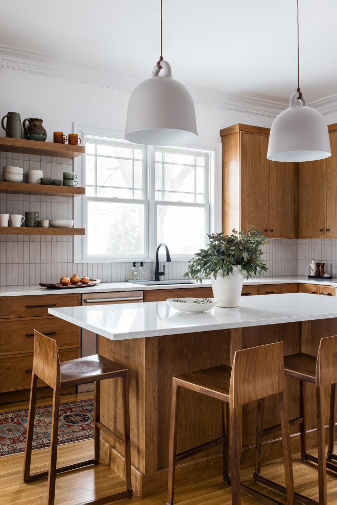 Kitchen - transitional kitchen idea in Boston