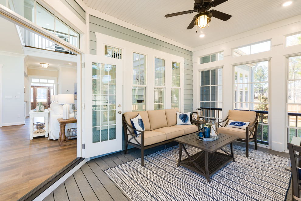 Coastal Virginia Idea House Ashby's Bridge - Beach Style - Porch ...