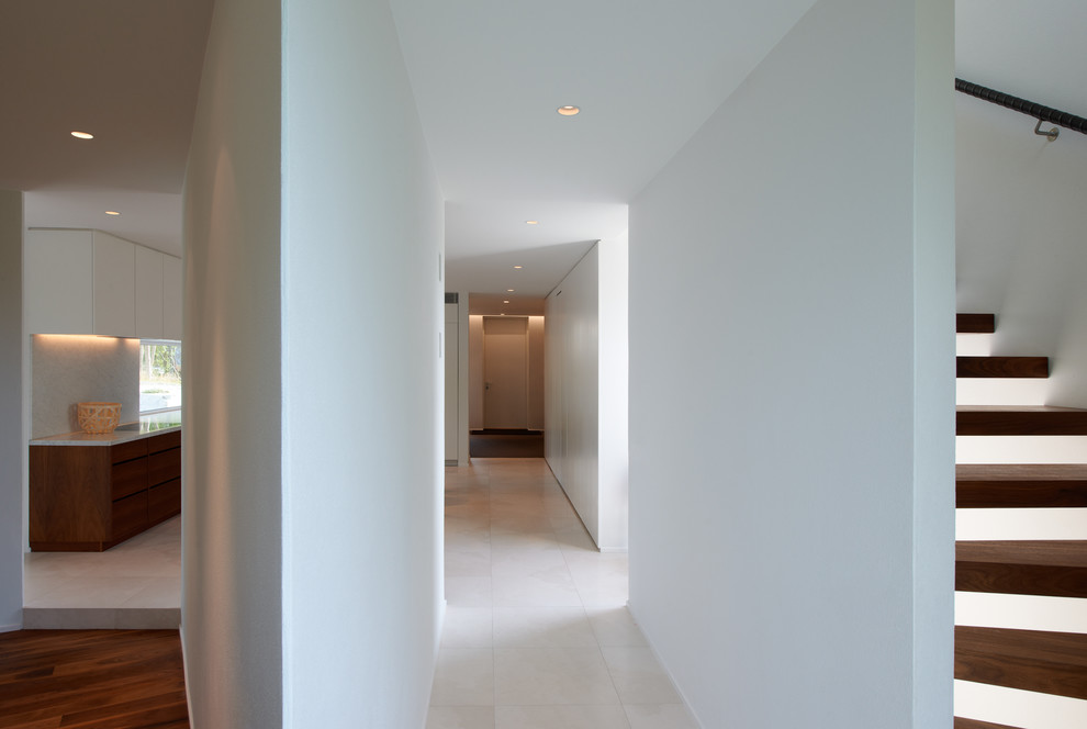 This is an example of a contemporary hallway in Stockholm.