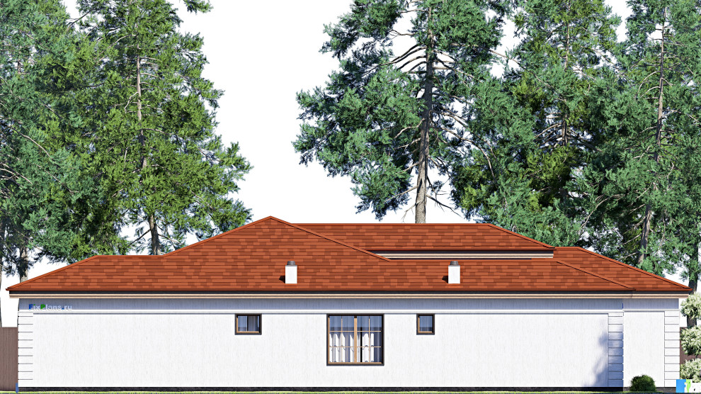 Проект одноэтажного дома 14х23м S234м2 F-17270