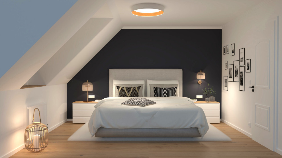 Wellnessbereich und Schlafzimmer im Norden Münchens