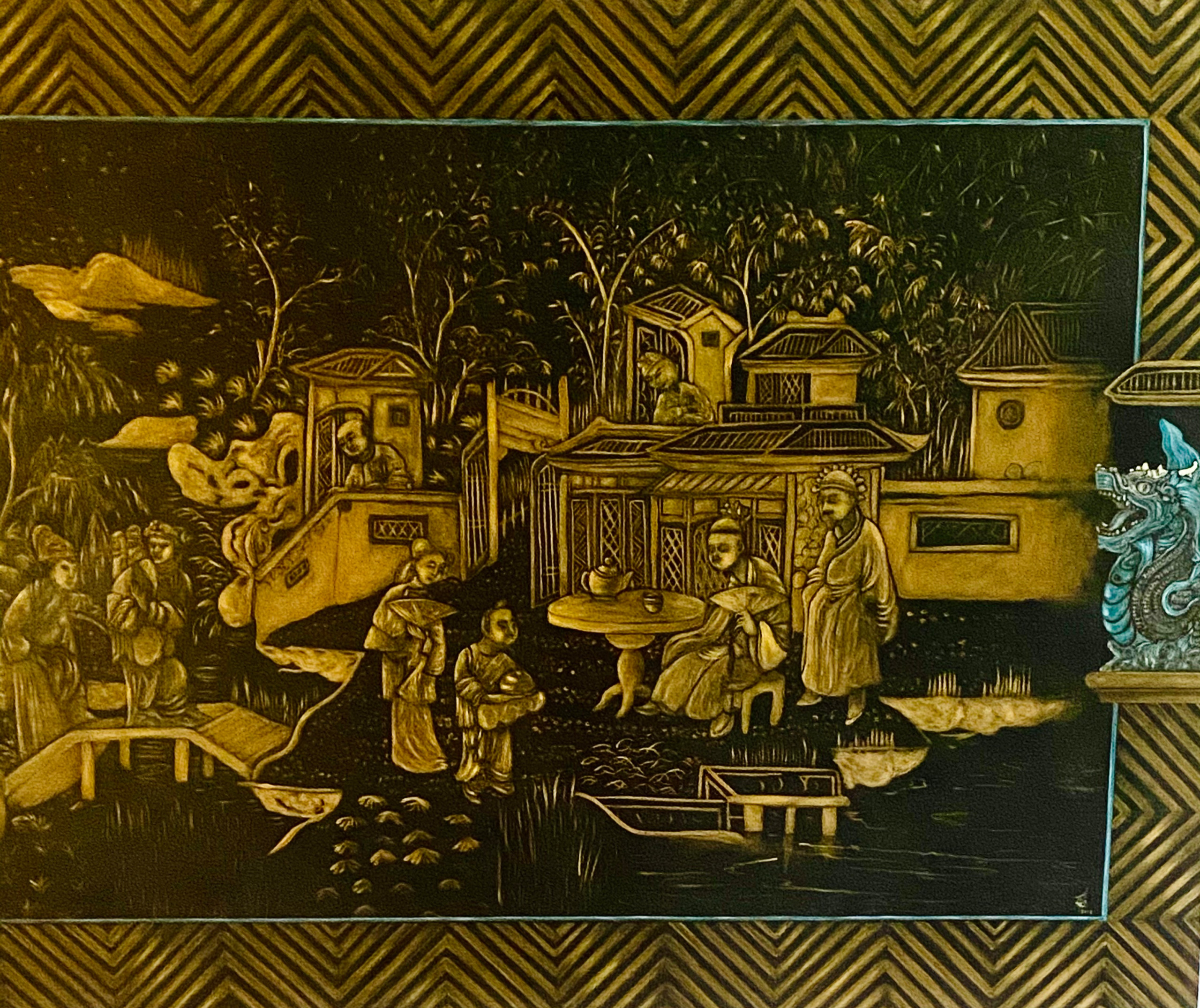 Fresque compagnie des Indes