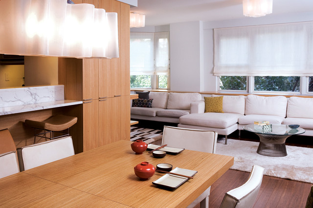 Two Into One modern-dining-room