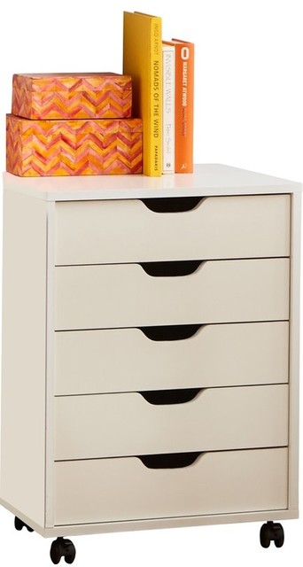 Vertical Wooden Filing Cabinet With 5 Drawer Contemporary Filing Cabinets By R T S Furniture Home