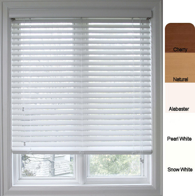Customized Faux Wood 54.75-inch  Window Blind