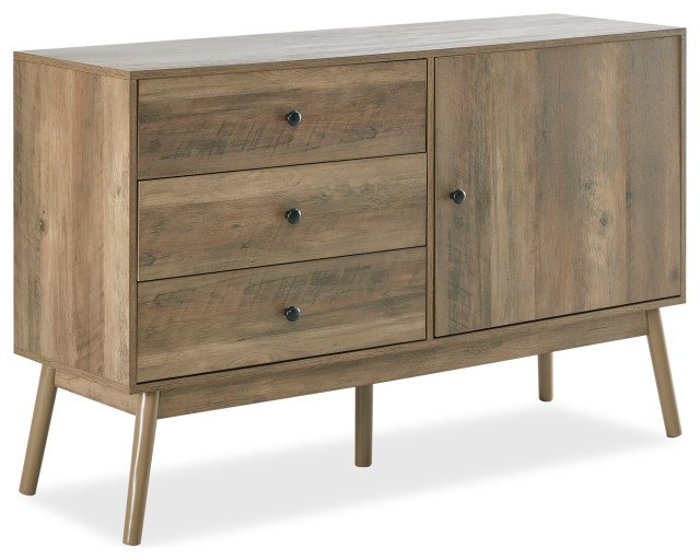 Sideboard Buffet TV Stand Storage Entertainment Center, 52