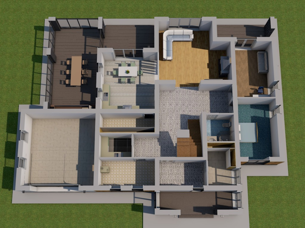 24-019 Двухэтажный жилой дом площадью 350 м2