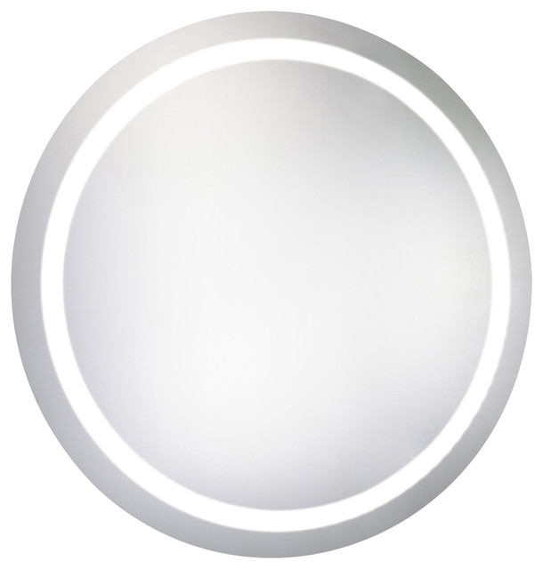 Round Dimmable Led Mirror With Demister Modern Bathroom Mirrors Round Dimmable Led Mirror With Demister 35