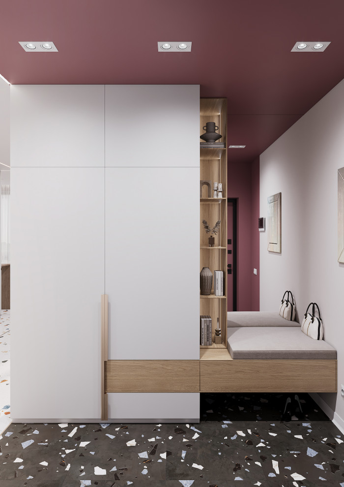 Дизайн-проект яркой квартиры 65 кв.м в современном стиле