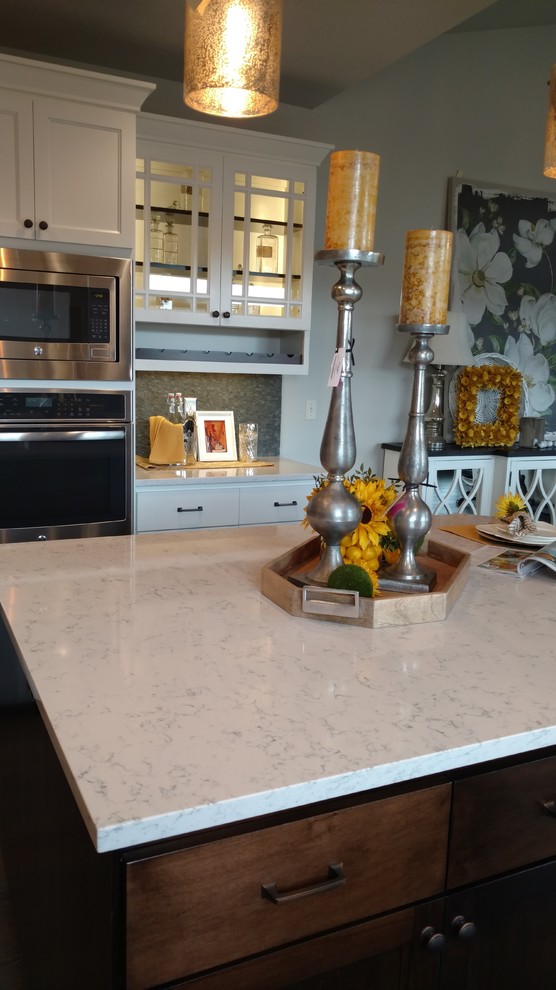 Inspiration for a transitional kitchen remodel in Seattle