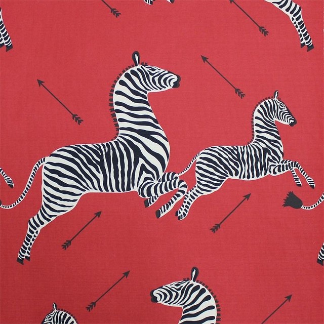 Zebras Fabric Contemporary Outdoor Fabric by Scalamandré