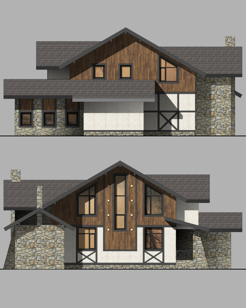 Проект загородного дома 315м2