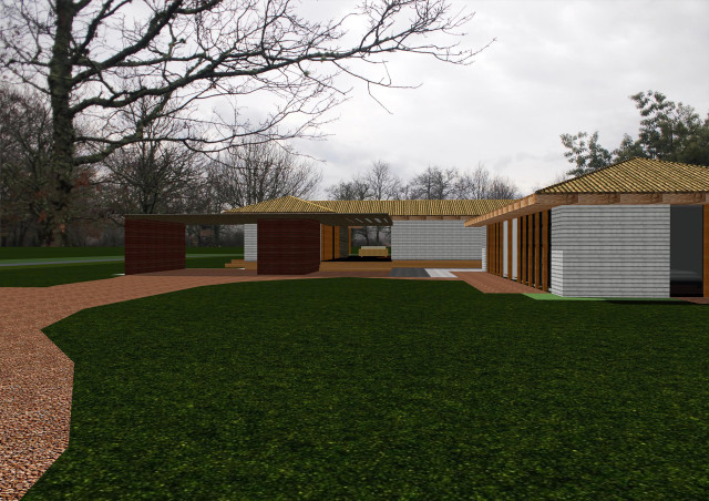 PASSIVES SOLARHAUS MODELL 001 trendy-hus-og-facade