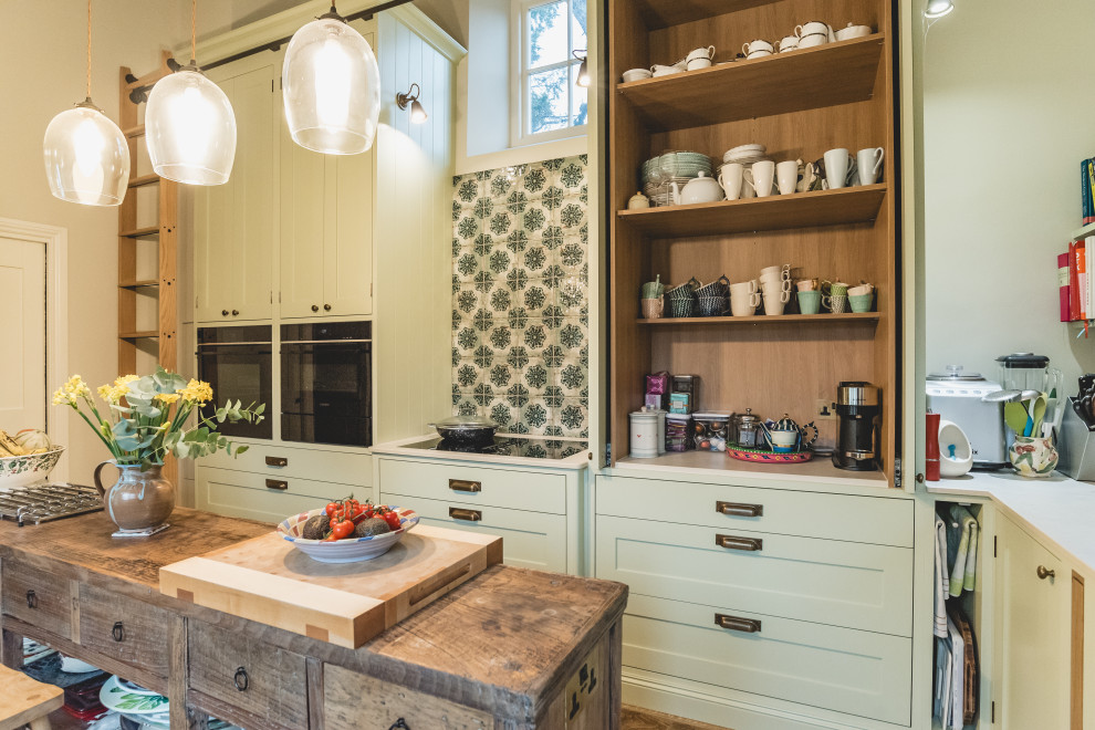 Country Cottage kitchen, bookcases, vanity unit and wardrobes