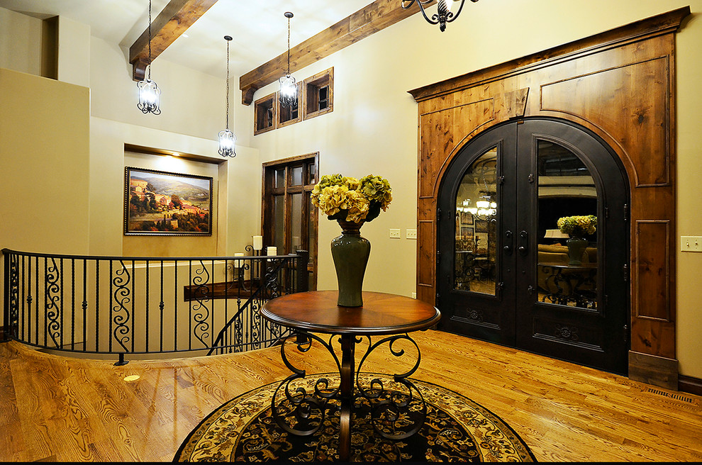 Home design - transitional home design idea in Denver