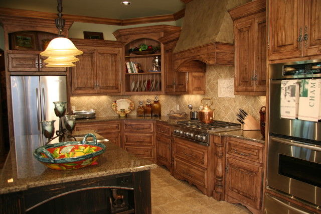 Old World Charm Traditional Kitchen Oklahoma City By