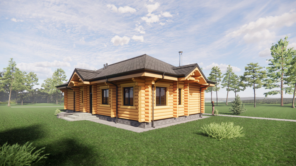 Дом из бревна п. Софрино г. Москва