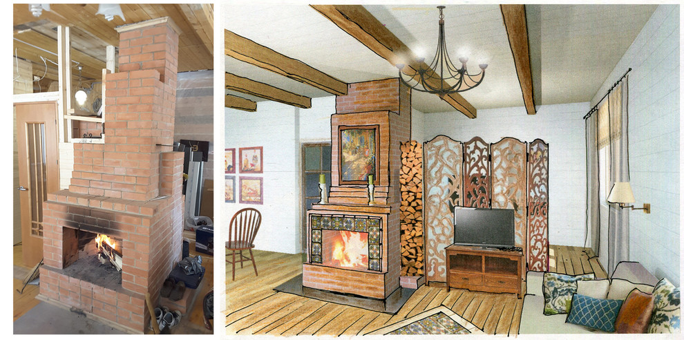 Загородный дом  (бюджетный вариант реализации)