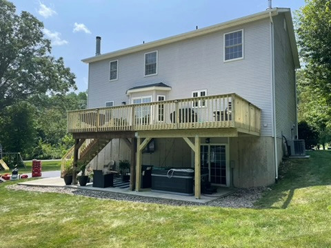Pressure Treated Lumber Deck