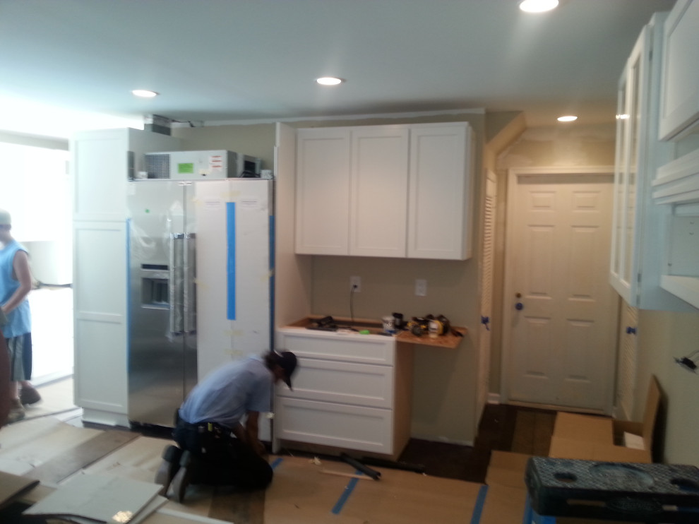 Stacy M Custom Kitchen Flooring + Bump out