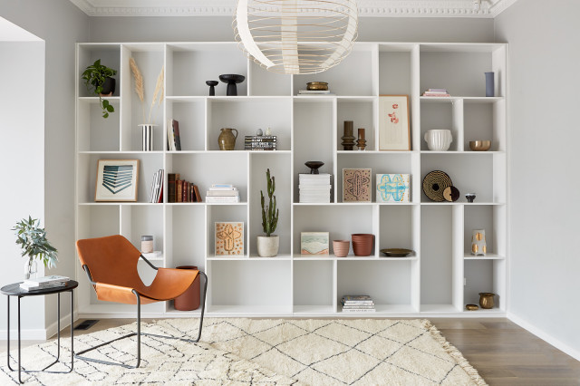 Glen Iris Project contemporary-vardagsrum