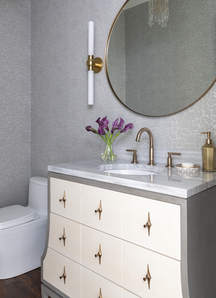 Rosedale - Traditional - Powder Room - Dallas - by MHM LIVING