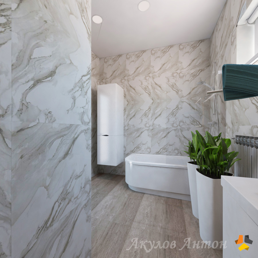 Дизайн-проект интерьера коттеджа 250 кв.м.