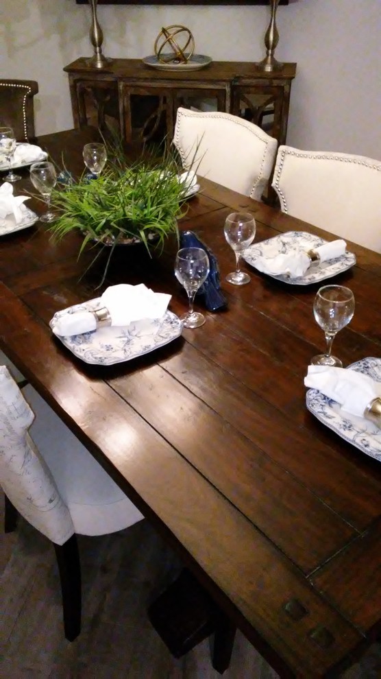 Inspiration for a transitional home design remodel in Phoenix
