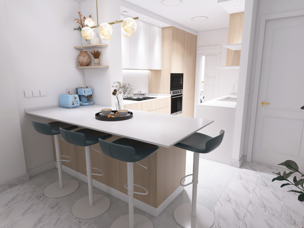 Cocina - Vista 2 Diseño 3D