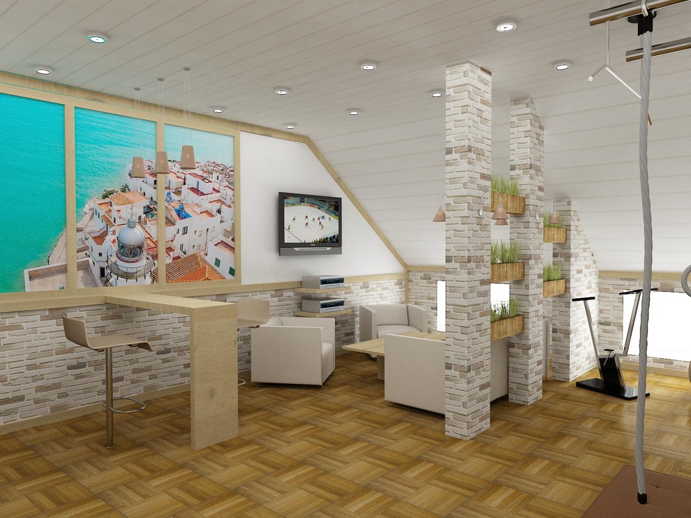 Мансарда в жилом доме