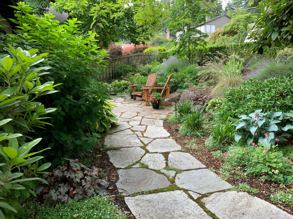 This is an example of a small front yard landscaping.