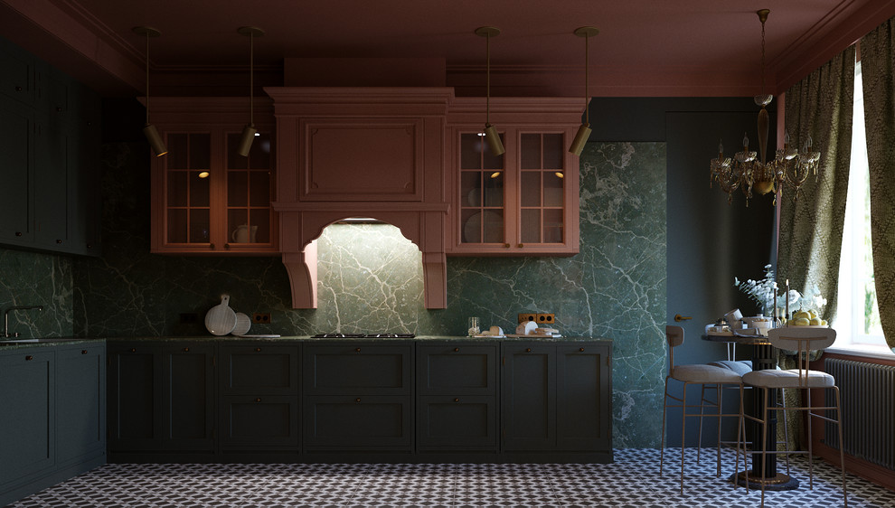 Turmalin. Интерьеры дома в коттеджном поселке Изумрудный.