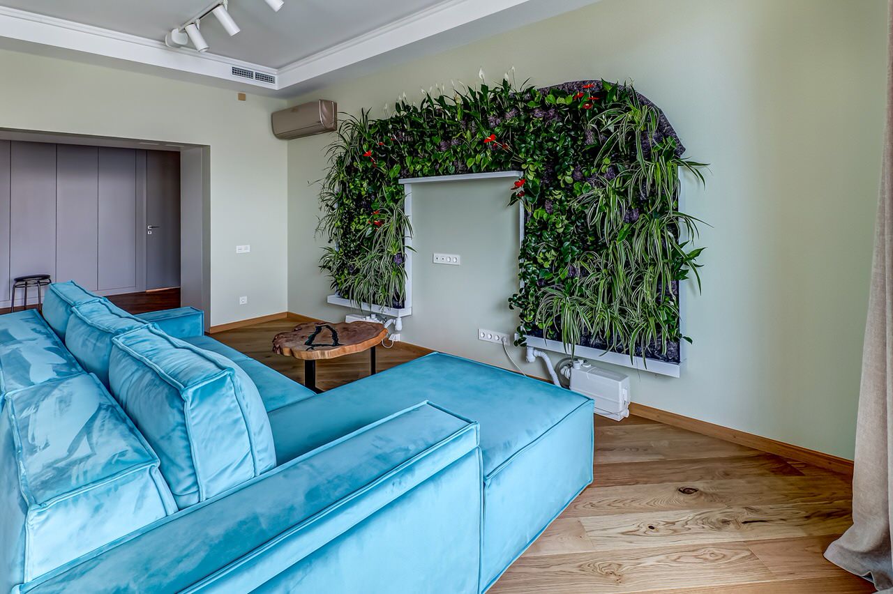 Реализация гостиной в современном стиле