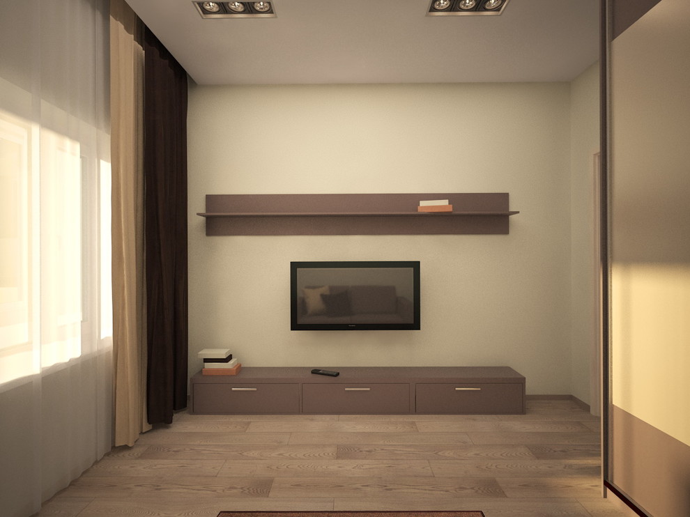 Фрагмент квартиры для холостяка в стиле минимализм