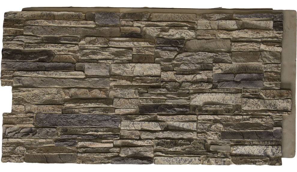 Canyon Ridge Stacked Stone, StoneWall Faux Stone Siding Panel - Siding ...