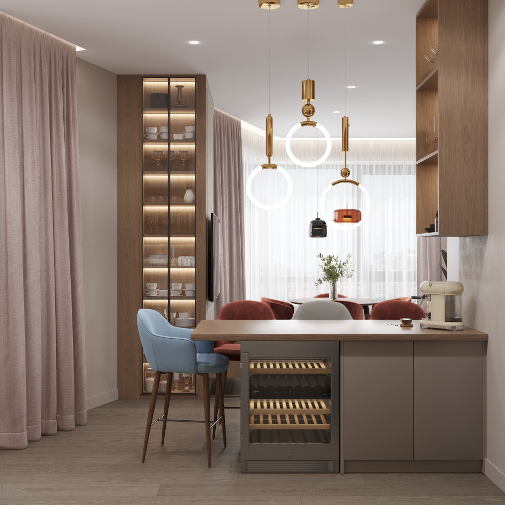 ЖК Крылья Кухня гостиная