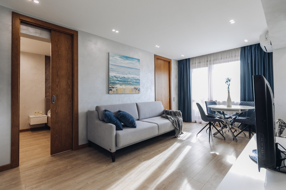 реализованный проект 2-х комнатной квартиры