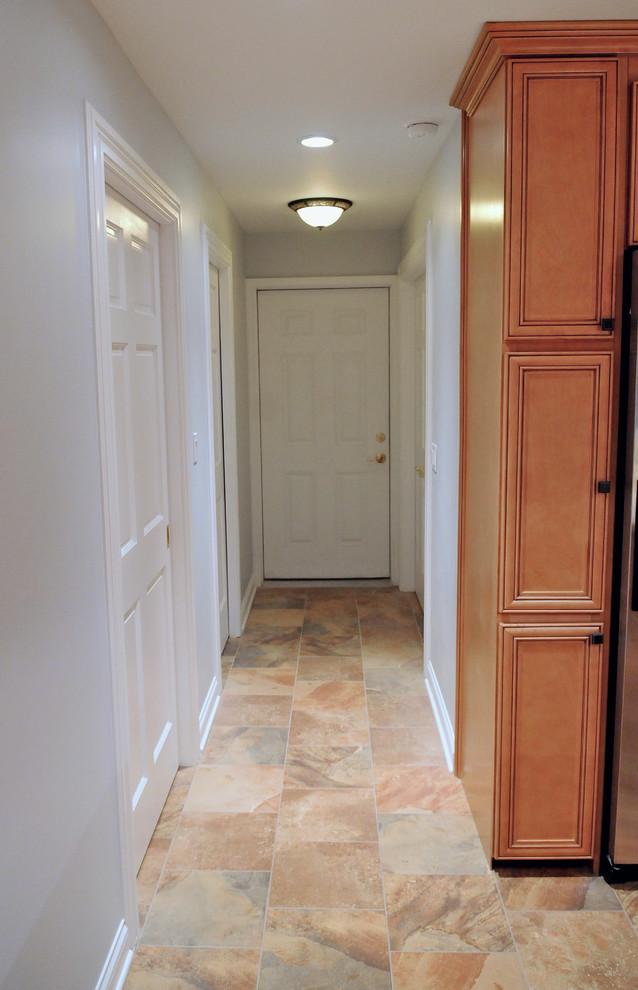 Inspiration for a transitional hallway remodel in Chicago