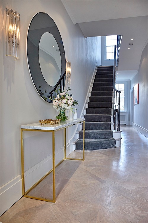Brass&Marble Console Table