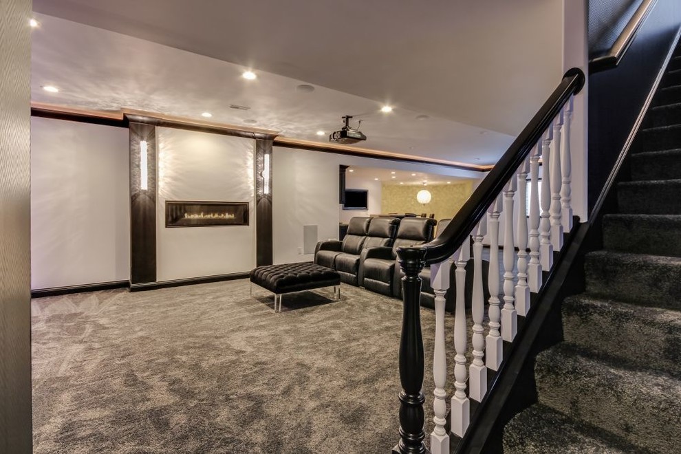 Basement Remodeling - Traditional - Basement - Chicago ...