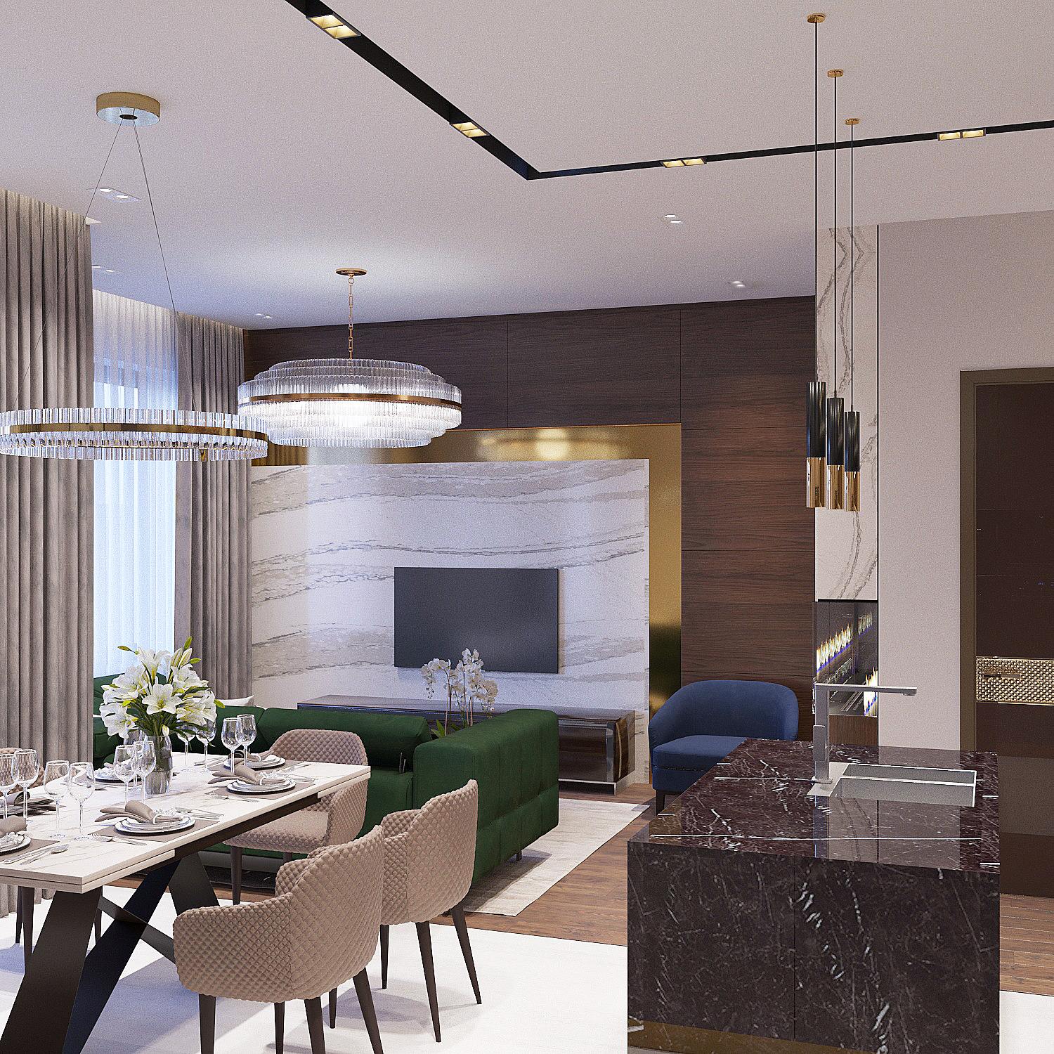 Квартира в ЖК Царская площадь, 104 м2