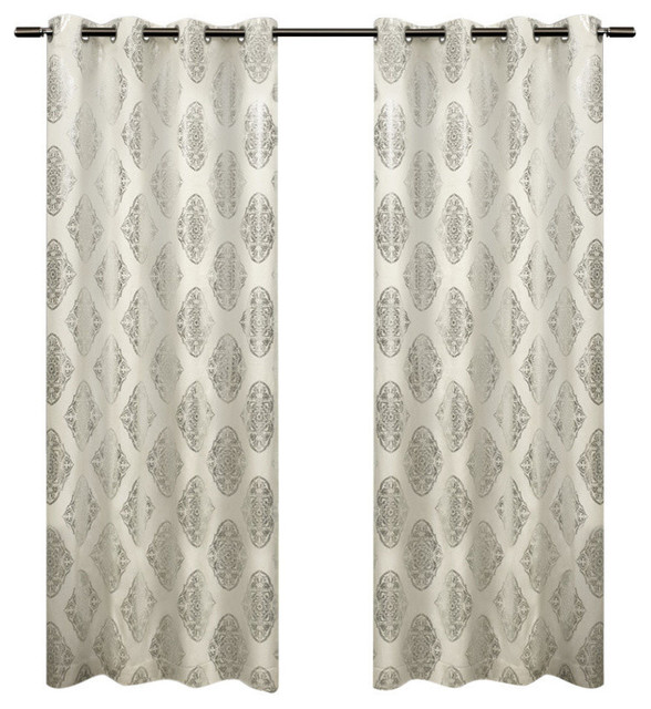 Exclusive Home Augustus Grommet Top 84 Inch Curtain Panel