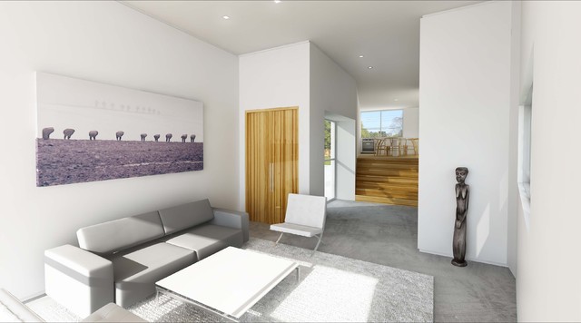 Slice House - Interior Rendering modern-rendering