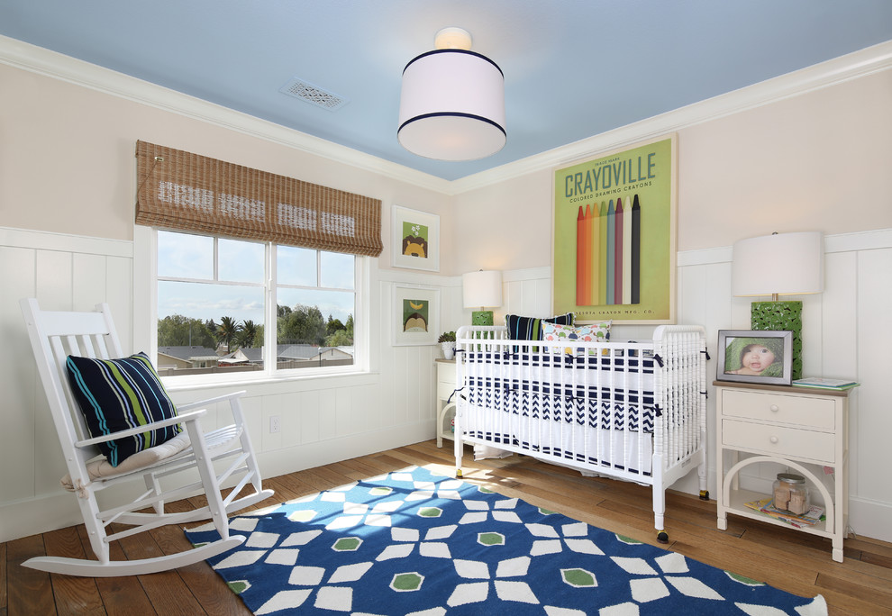 Example of an arts and crafts nursery design in San Francisco