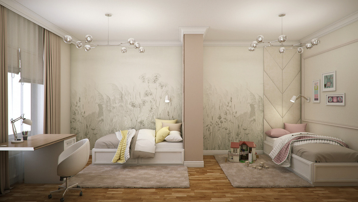 Дизайн-проект квартиры Кутузовский просп. 75 м2 (Современная классика)