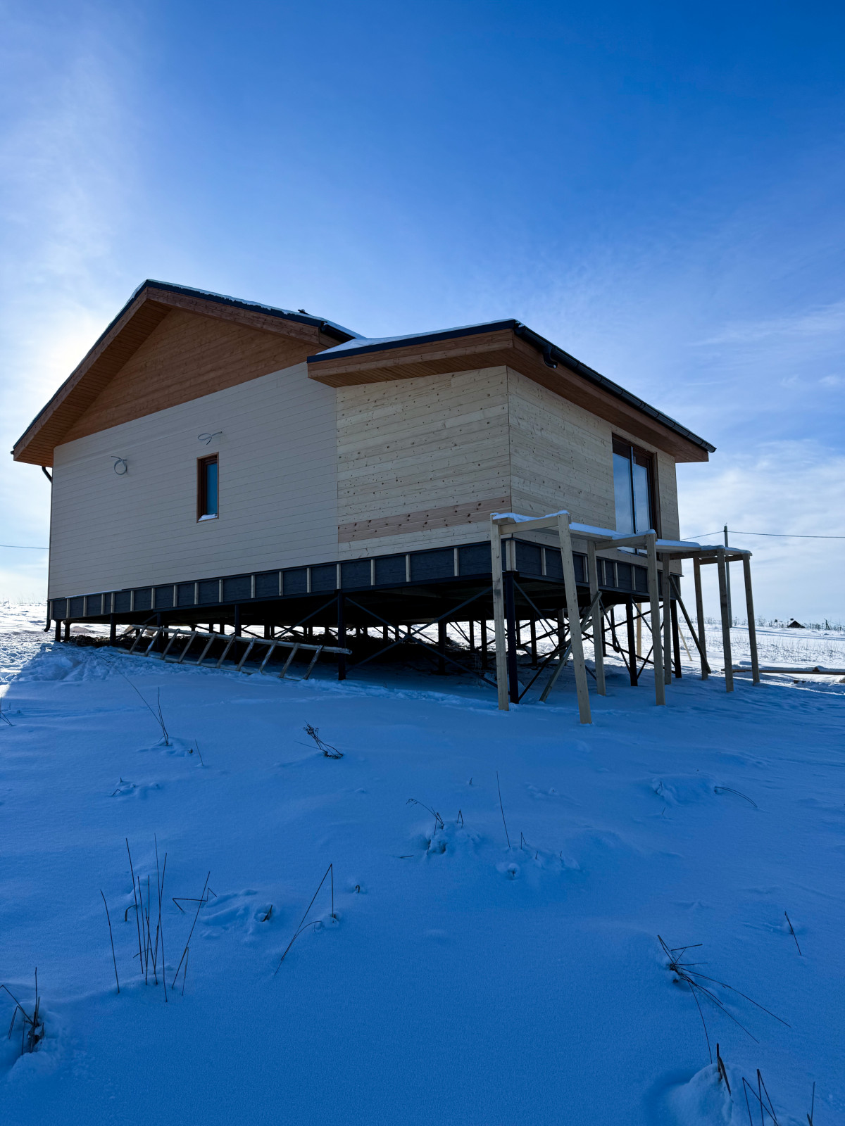 Строительство каркасного дома в Ленинградской области, Кемпелево