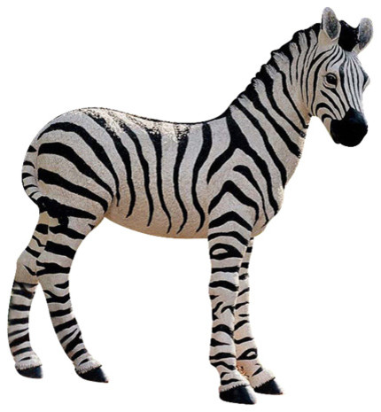 zebra statue decor